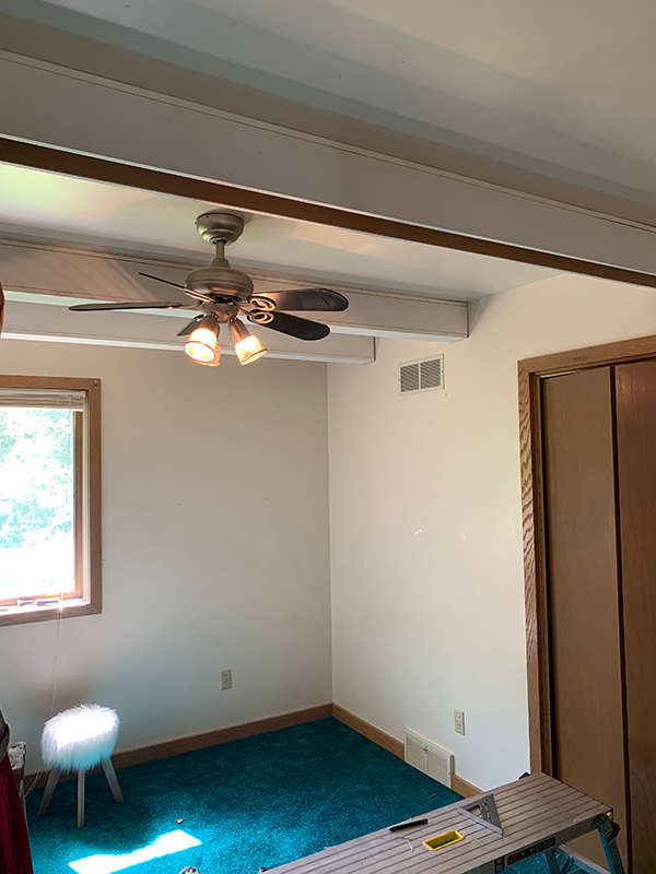 How to create faux beams using MDF