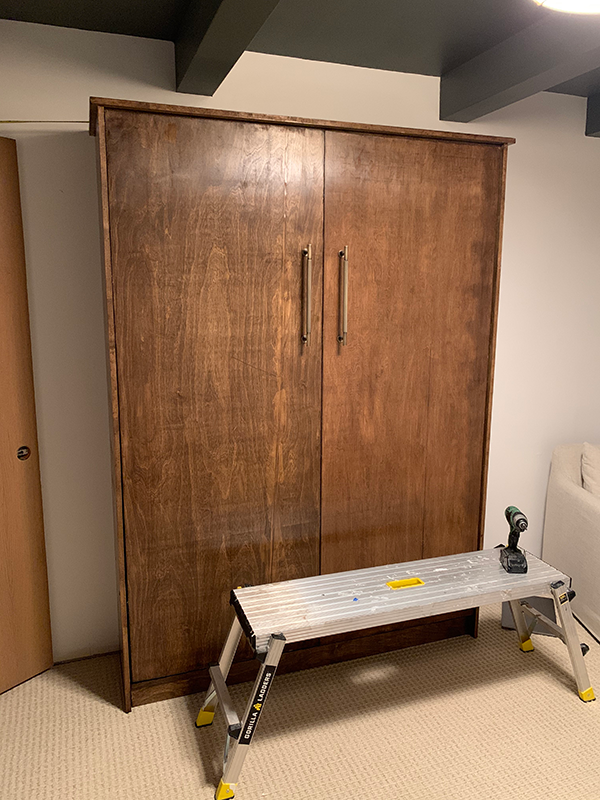 DIY Murphy Bed Install