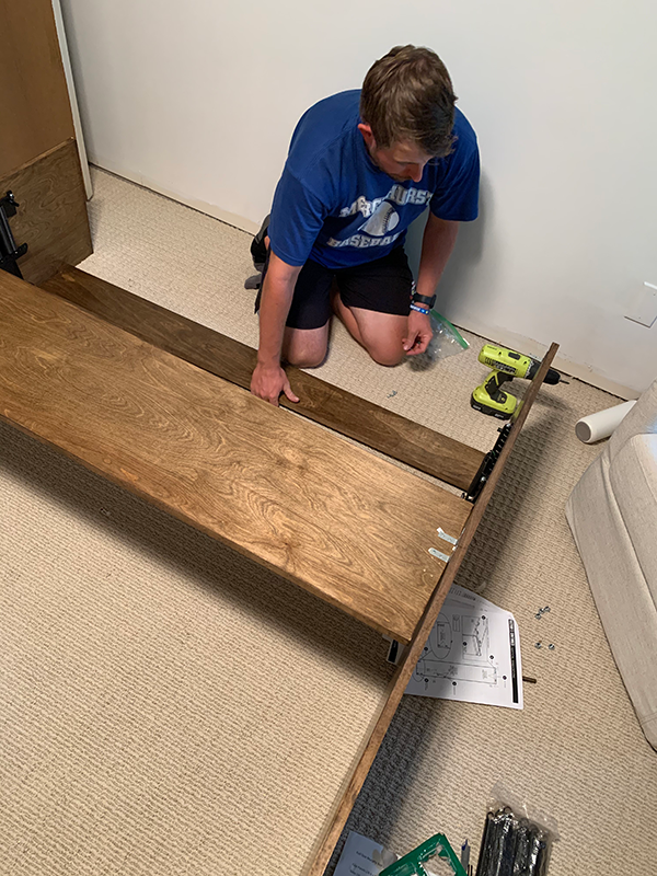 Assembling a Murphy Bed