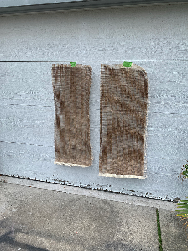 Staining Cane Webbing