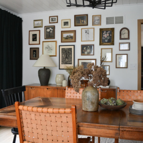 Gallery Wall in Dining Room