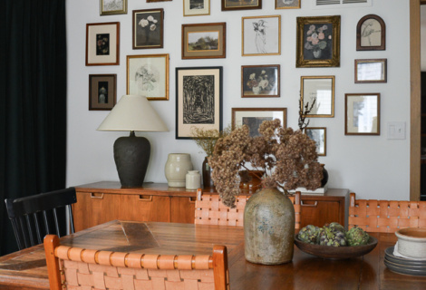Gallery Wall in Dining Room
