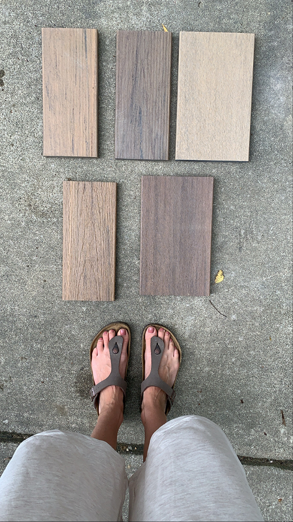 Weathered Teak Timbertech Sample