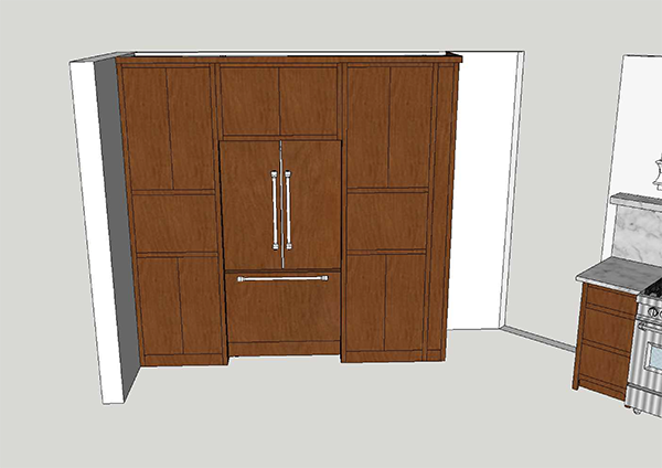 Pantry Cabinets Drawing