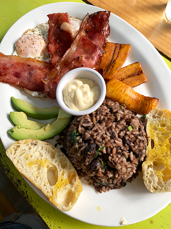 Costa Rican Typical Breakfast