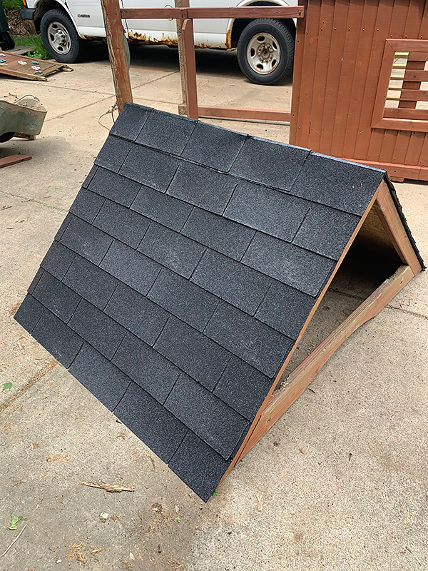 DIY Roof for Swing Set