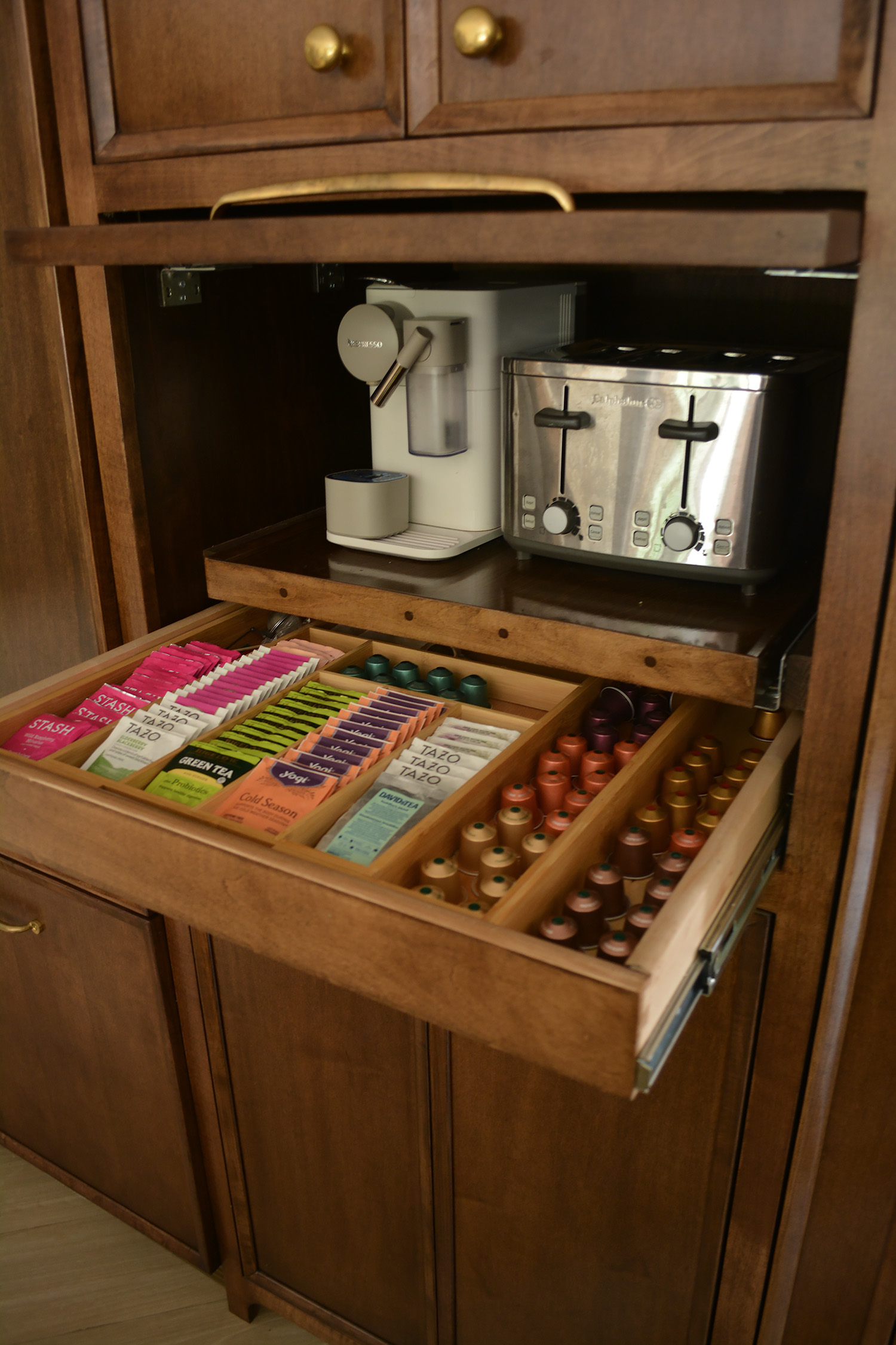 Small Kitchen Appliance Storage 