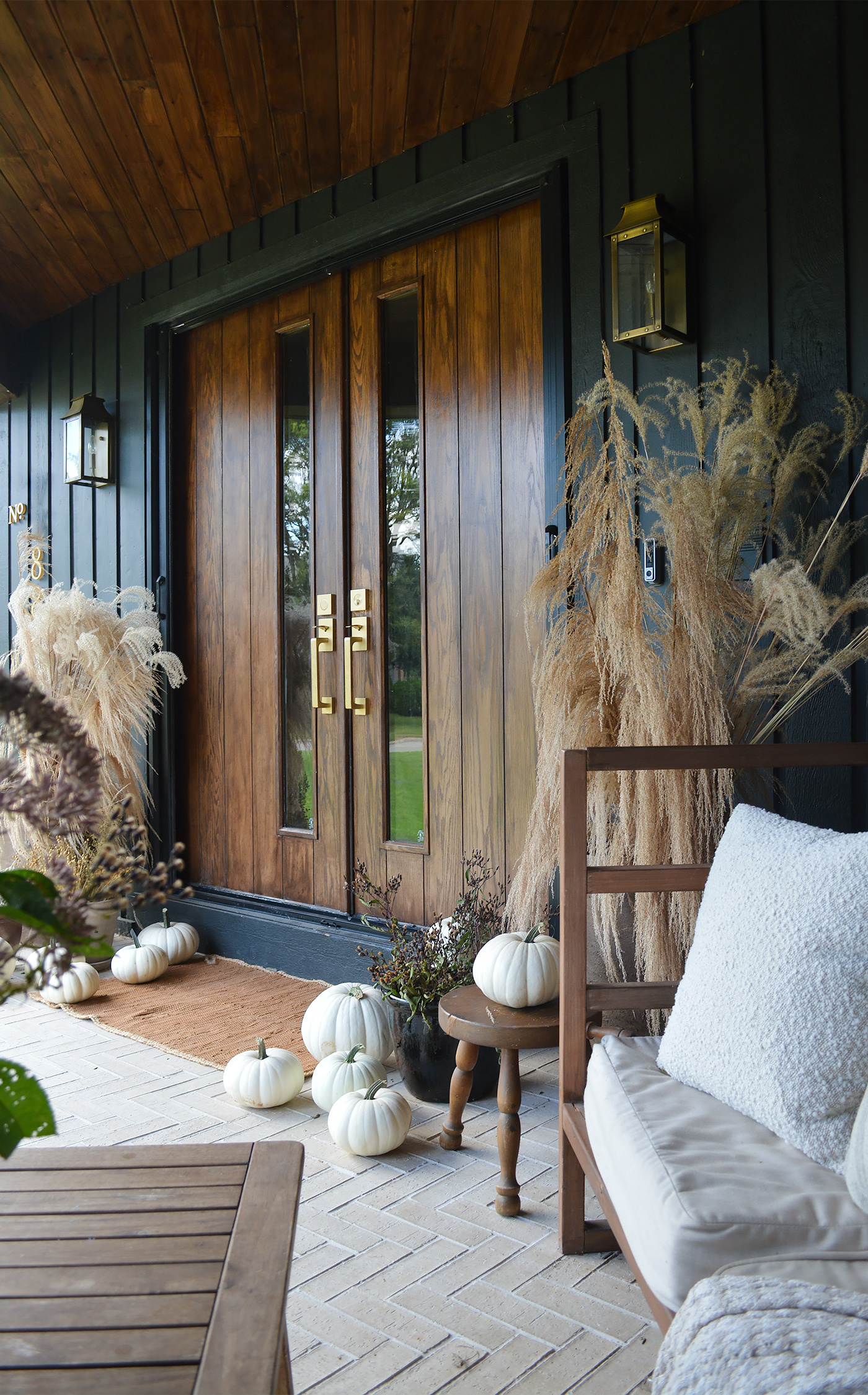 Cozy Fall Front Porch