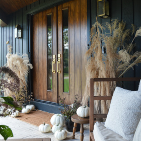 Cozy Fall Front Porch