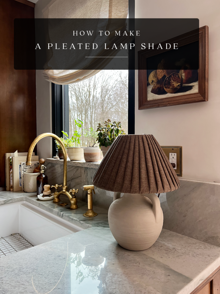 The way to Make a Pleated Lamp Shade The Pro Garden