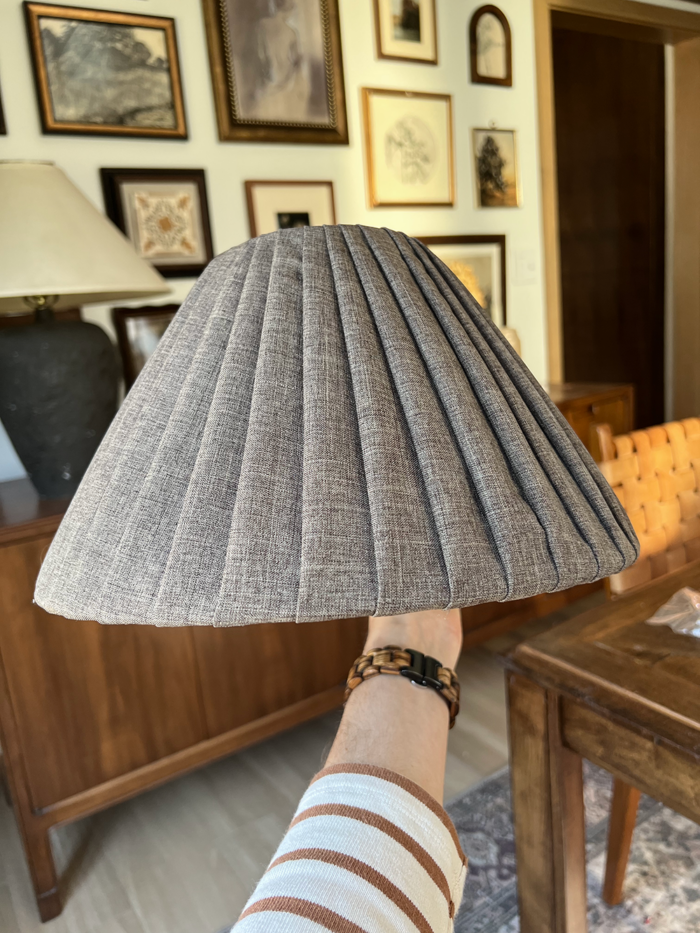 How to Make a Pleated Lamp Shade BREPURPOSED