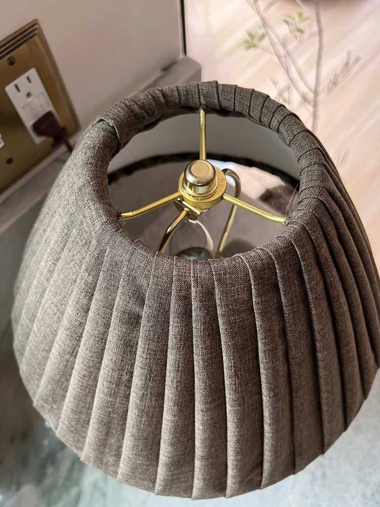 How to Make a Pleated Lamp Shade BREPURPOSED