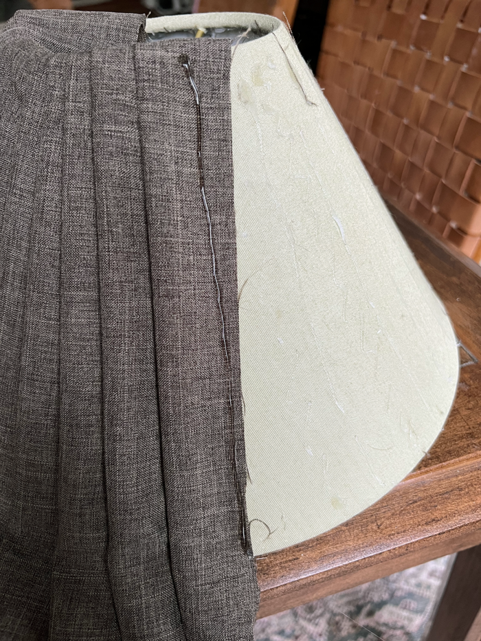 How to Make a Pleated Lamp Shade BREPURPOSED