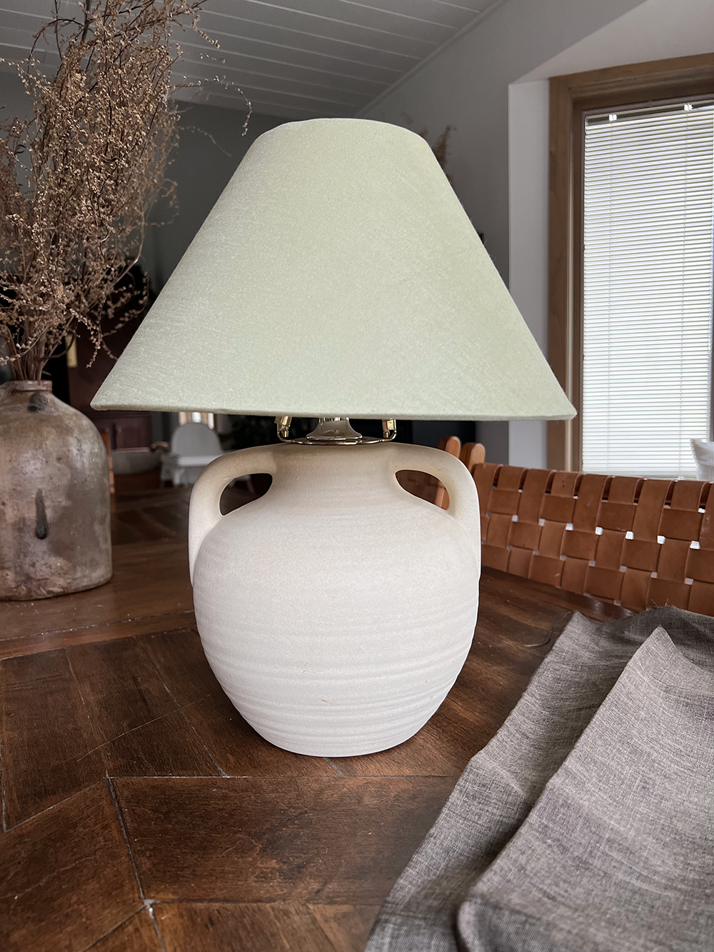 DIY Thrifted Lamp Shade Makeover