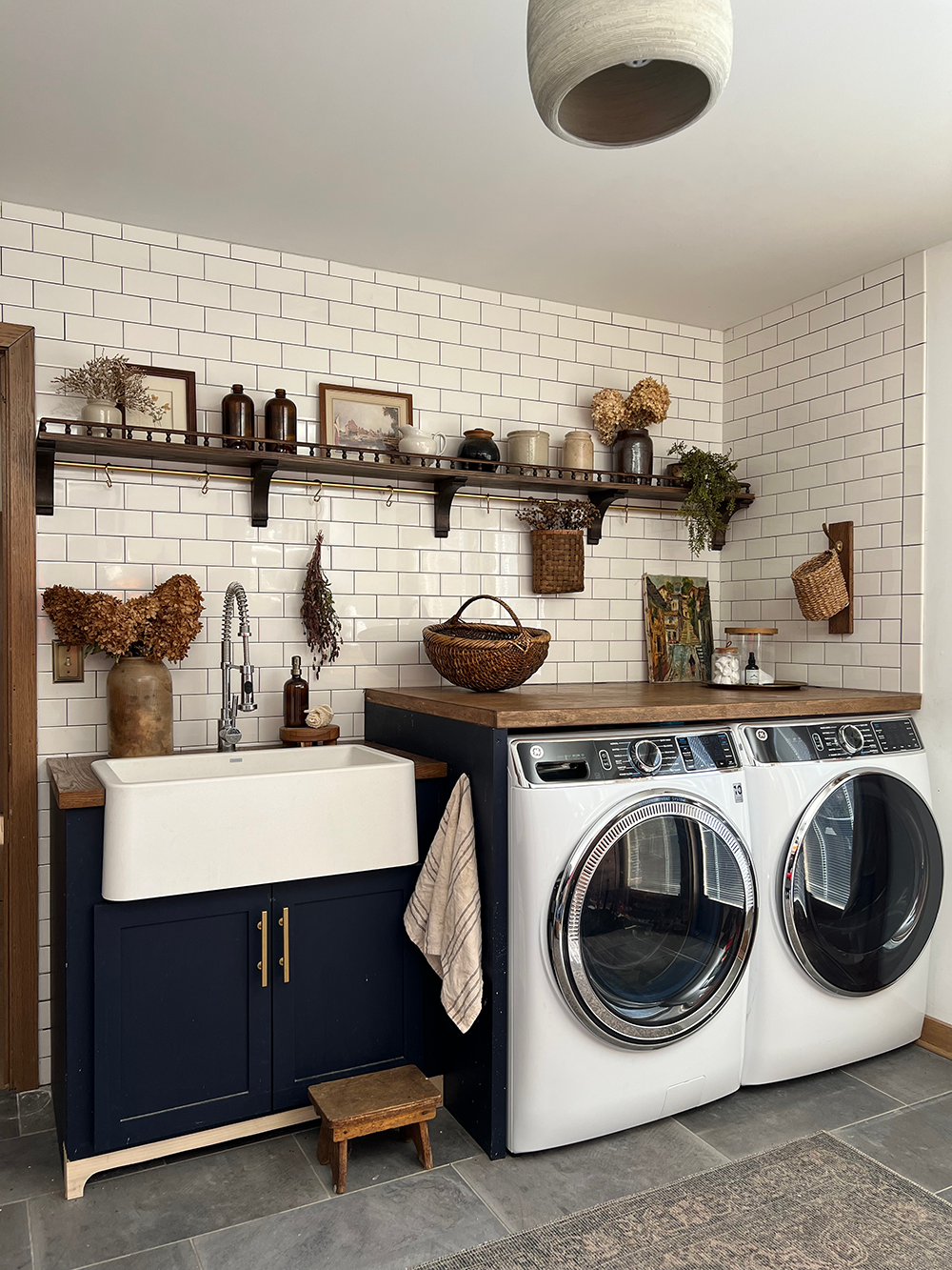 Vintage Modern Laundry Room