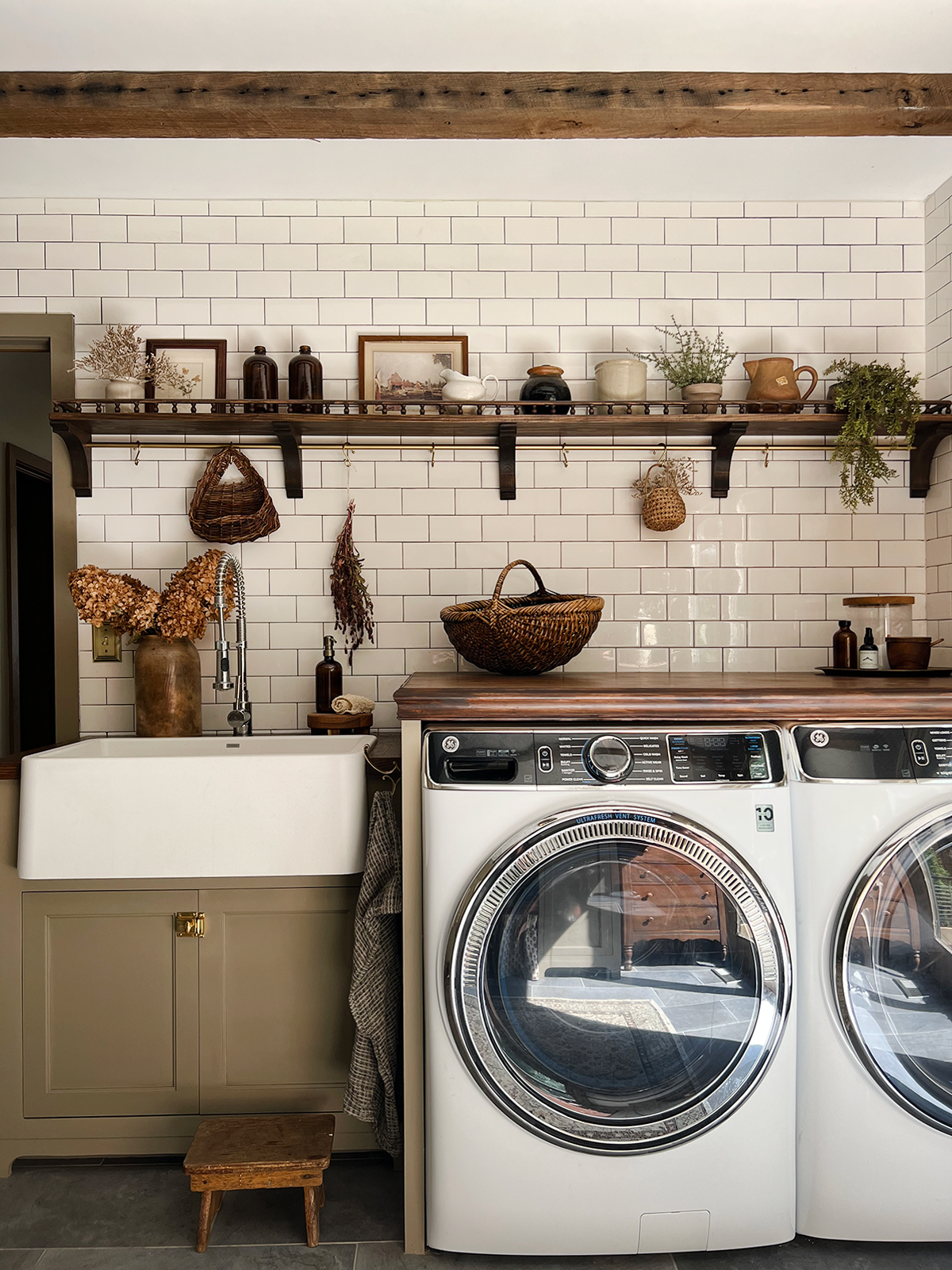 Subway Tile Laundry Room