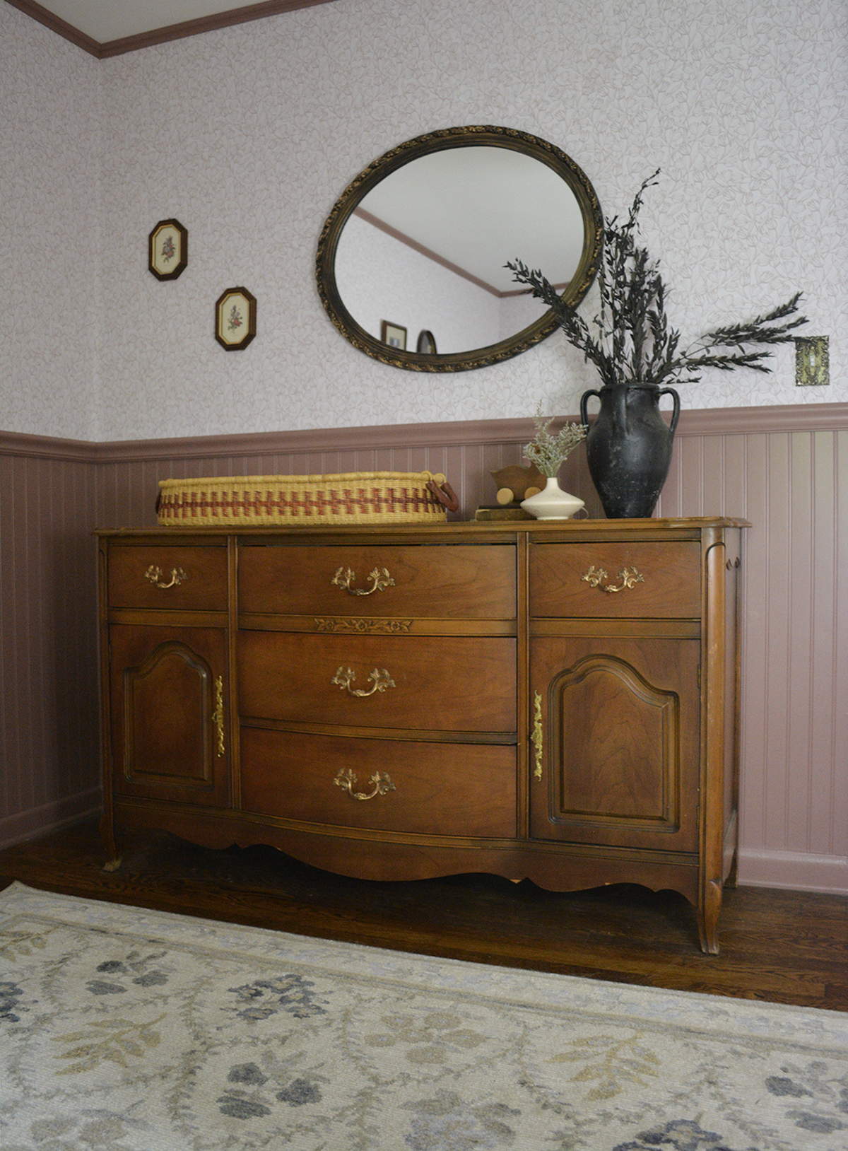 Vintage Dresser in Nursery