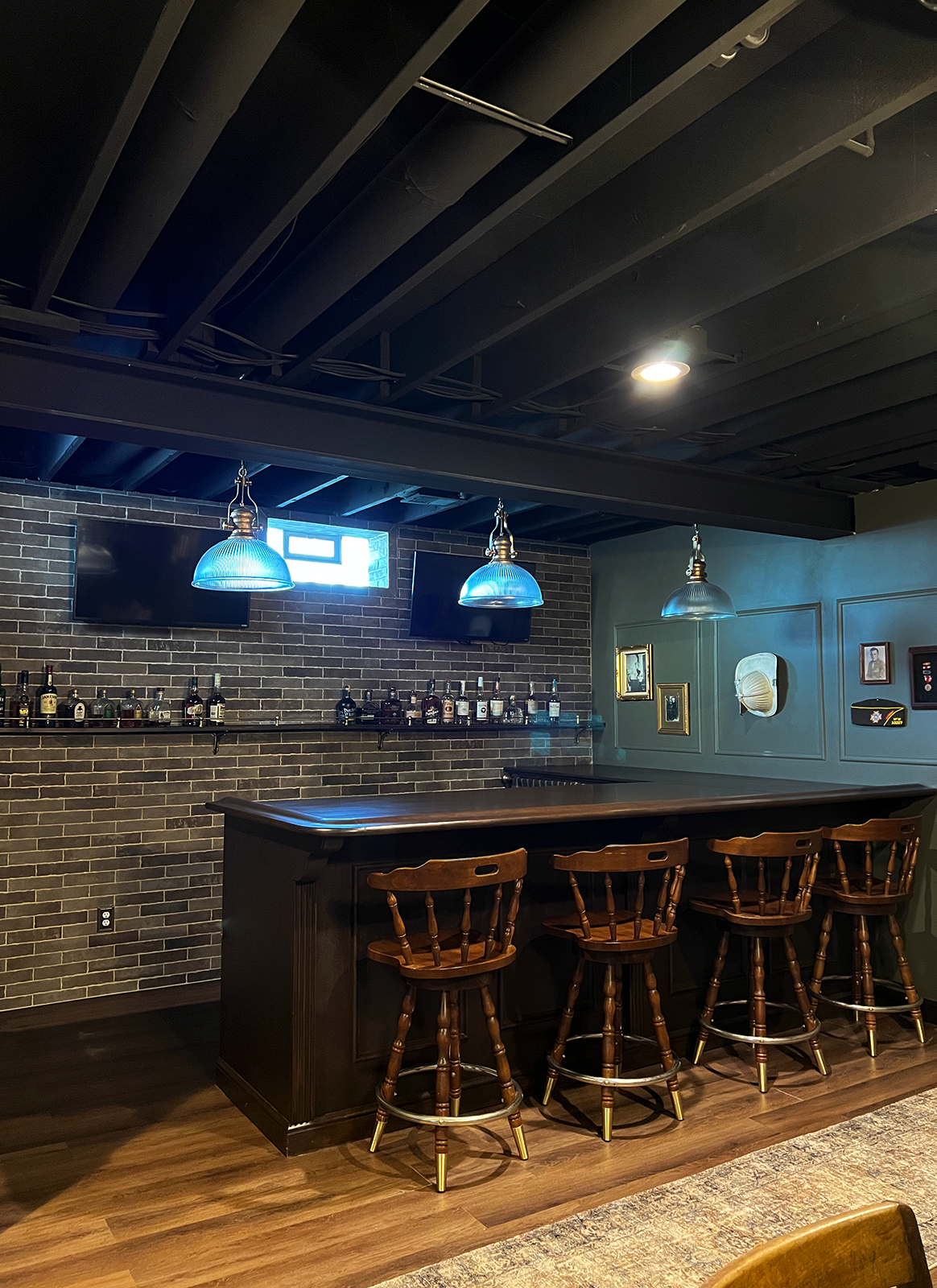 DIY Basement Bar