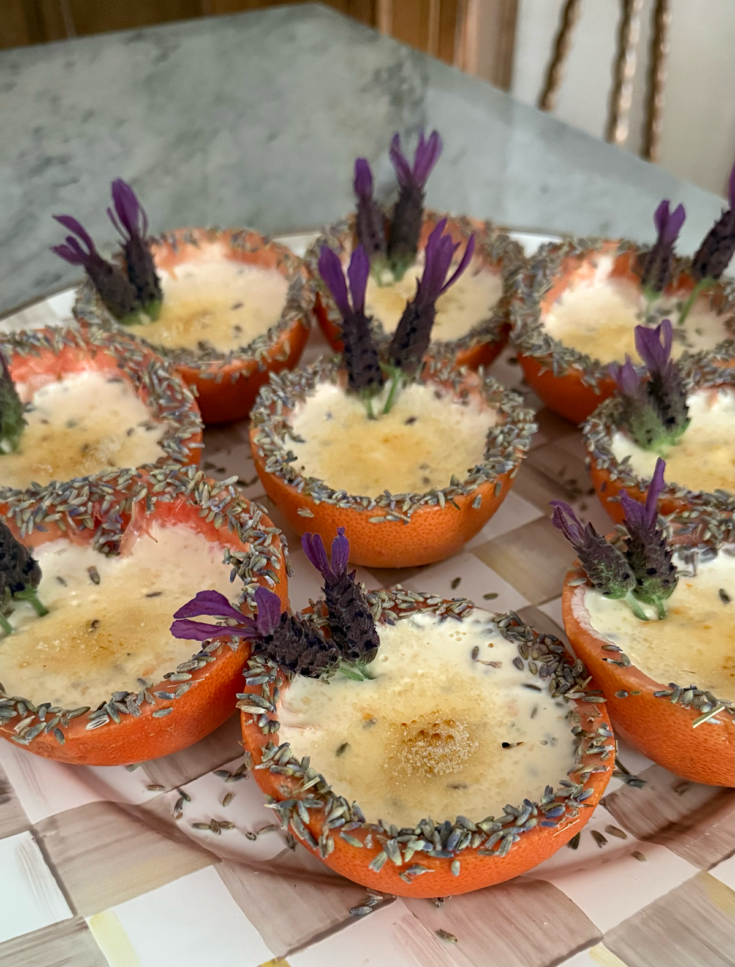 Grapefruit Lavender Possets