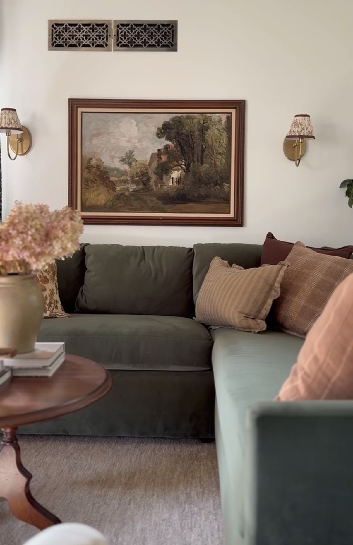 The best family friendly green velvet couch