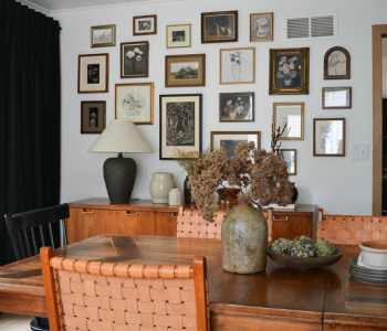 Gallery Wall in Dining Room