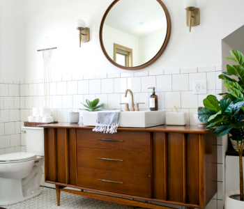 Modern Vintage Bathroom Makeover