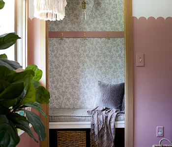 DIY Closet Turned Vintage Chic Reading Nook